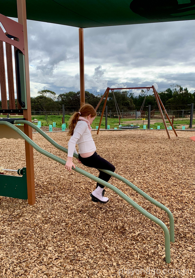 Monarto Zoo, elephants, playground