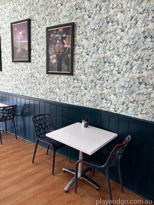 just Julies cafe table