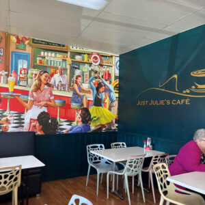 just julies cafe Clare inside