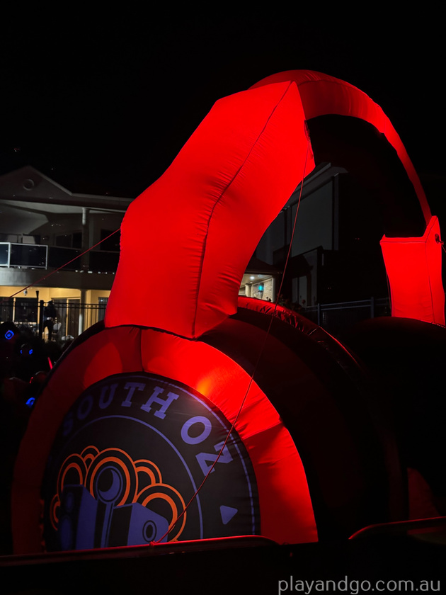 lights at Mawson disco