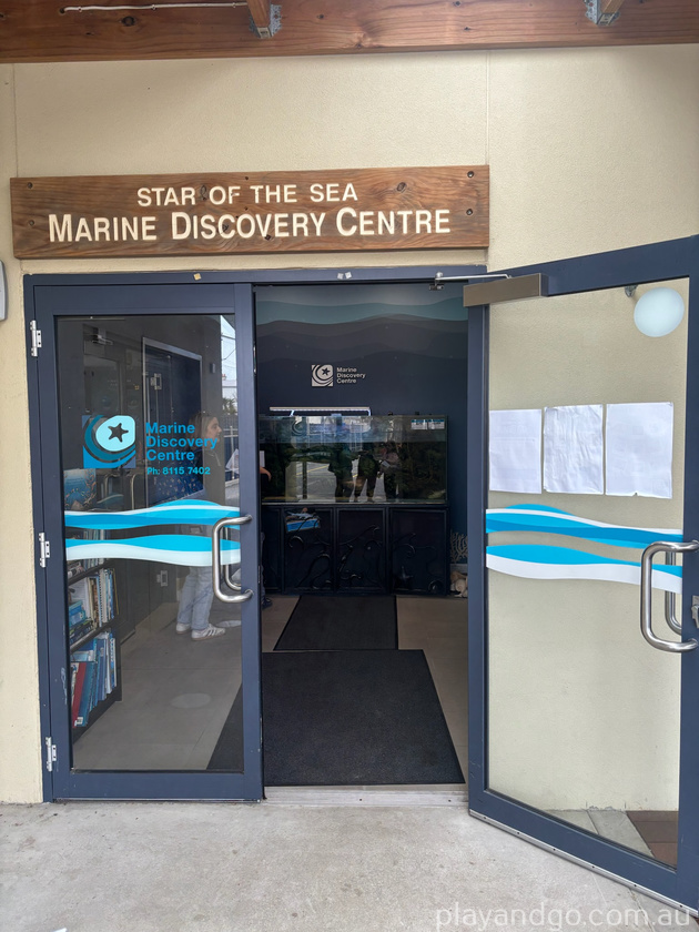marine discovery centre front