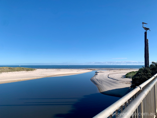 Breakout Creek, Henley Beach South, West Beach, River Torrens, horses