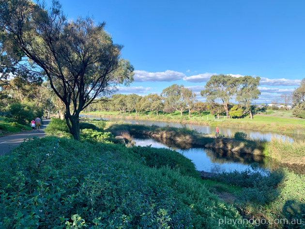 Breakout Creek, West Beach, Henley Beach South, horses, River Torrens