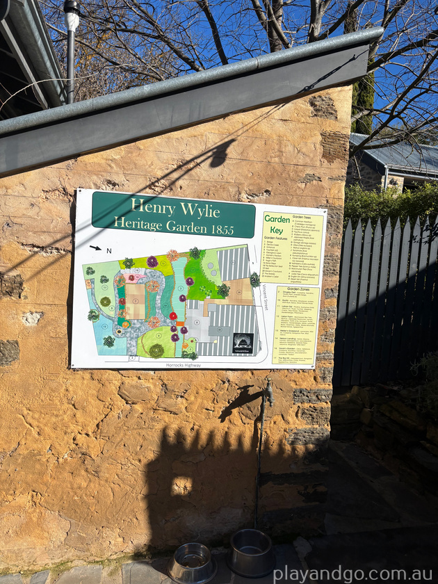 Henry Wylie garden map