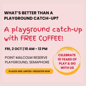 Play & Go Free Coffee Playground catch-up
