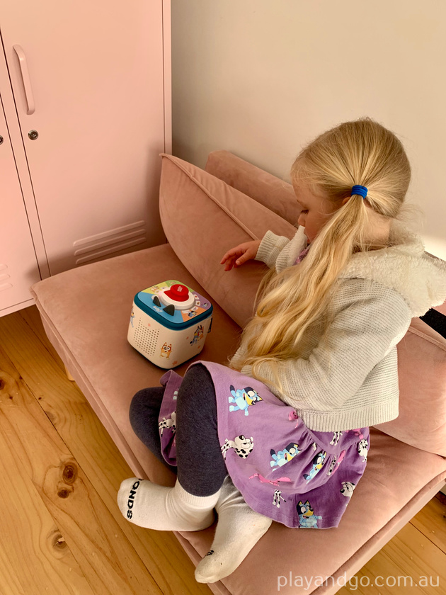 Toniebox 2, Tonie player, Tonieplay, Tonie Bluey, Tonie review