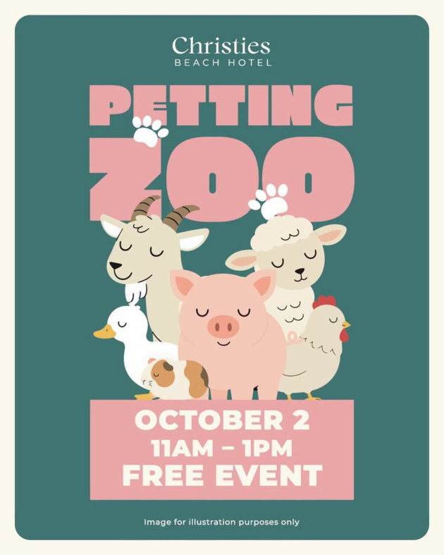 christies beach hotel petting zoo