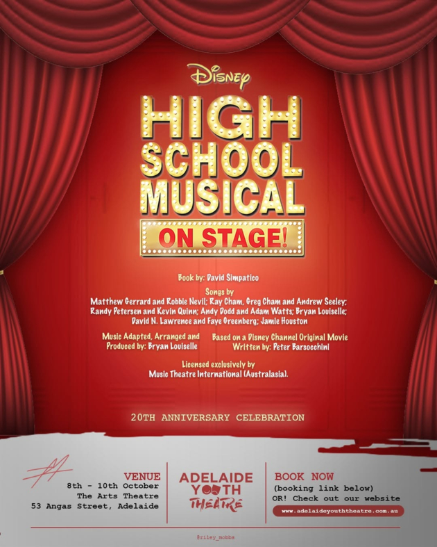 high school musical on stage