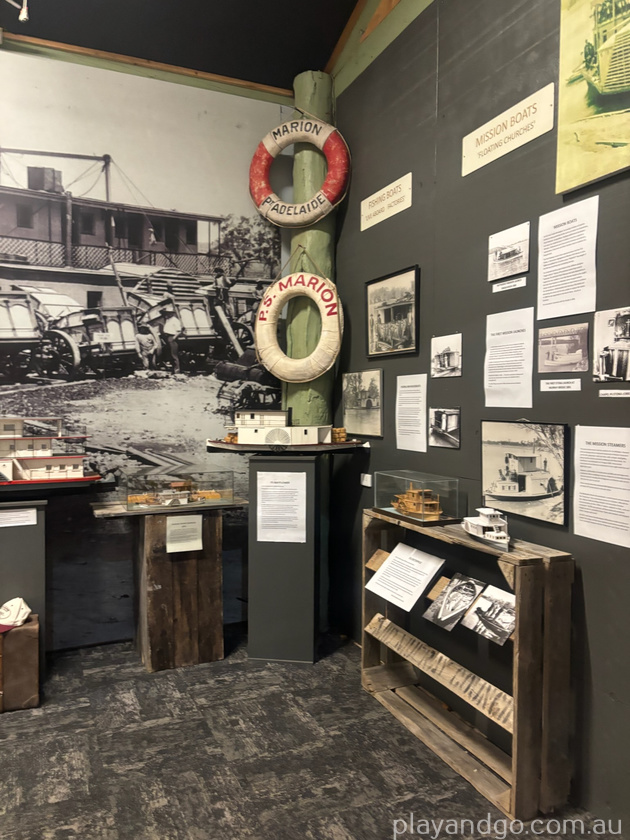 inside Mannum dock museum