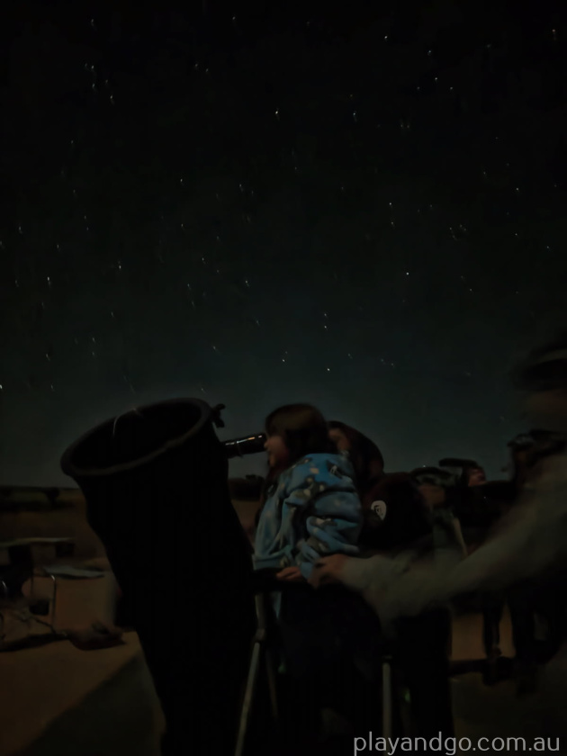 dark sky kids at telescope 1