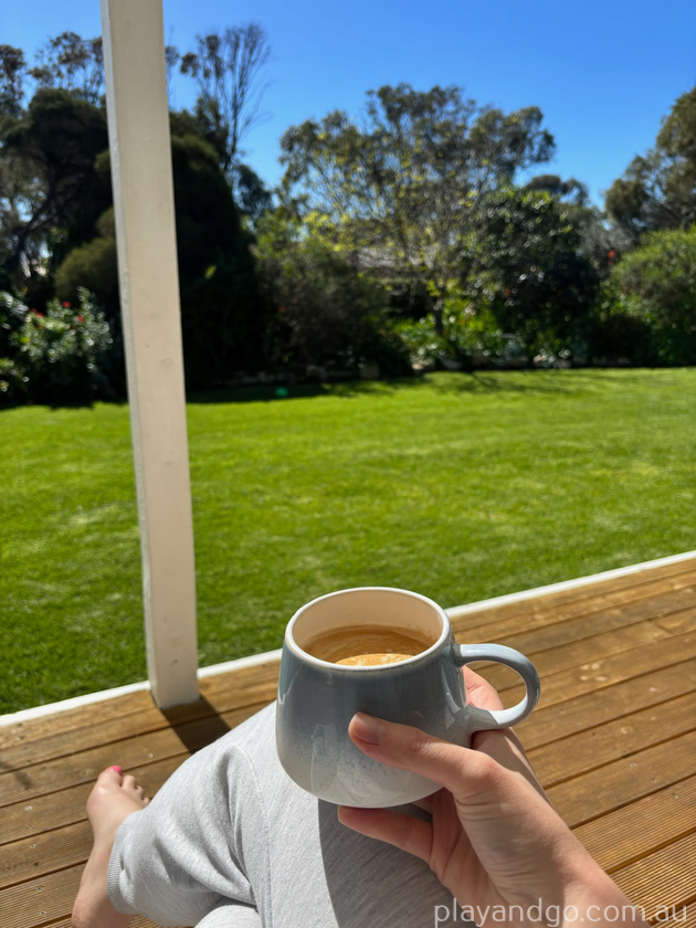 coffee at shell water