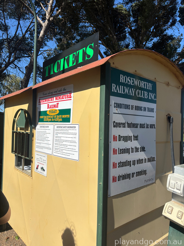 roseworthy rail tickets