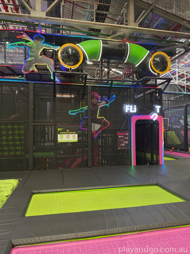 flip out area