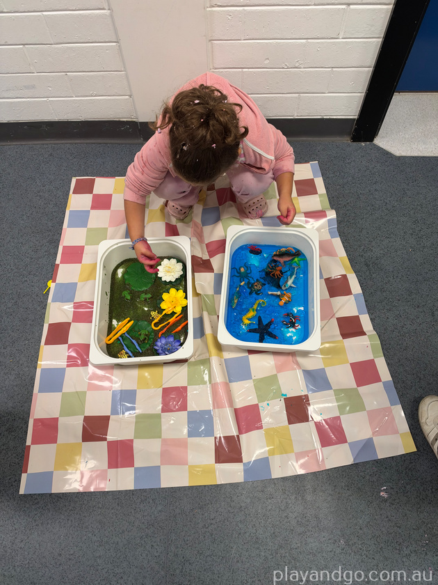 wild and curious sensory play
